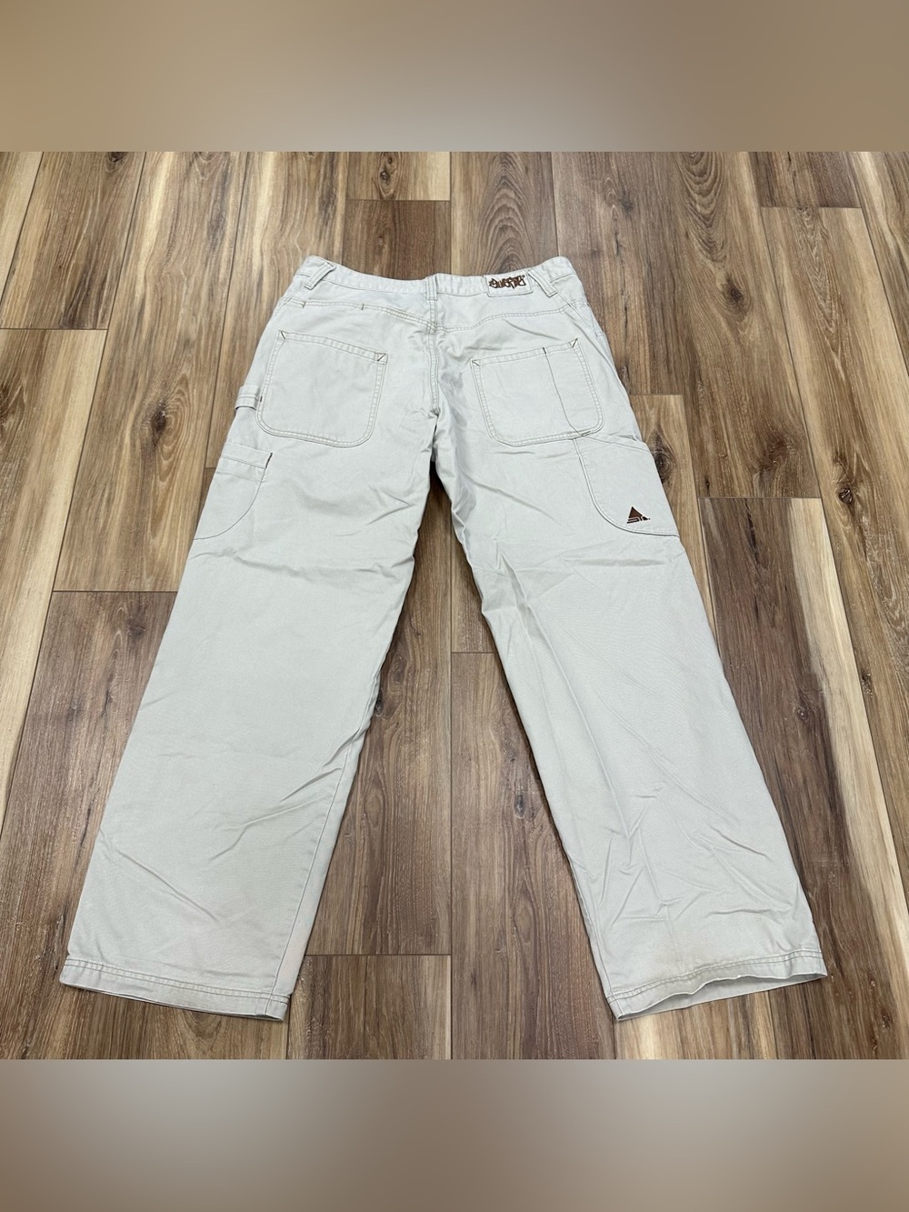 Vintage Y2K Levi’s Silvertab Baggy Carpenter Cargo Pants Skater, Khaki, 36x34